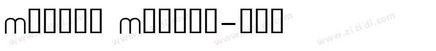 Moreno Medium字体转换